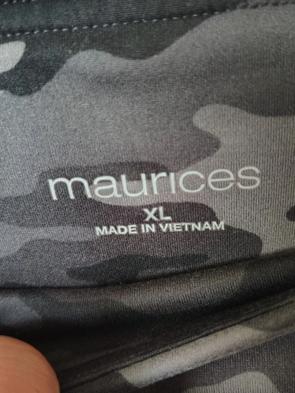Women's 'Maurices' High Rise Camo Leggings Size XL